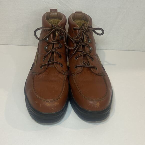 Wolverine Moc Toe 5" Steel Toe Handsewn Chukka Boots EU 43.5 10.5 EW - Picture 2 of 8